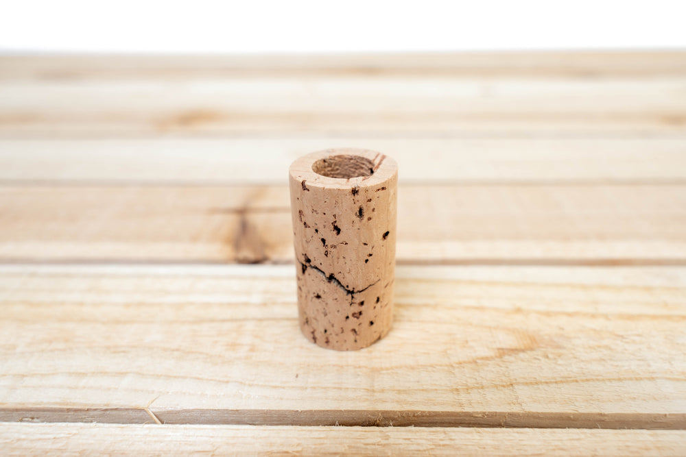 wine cork with hole for air plant