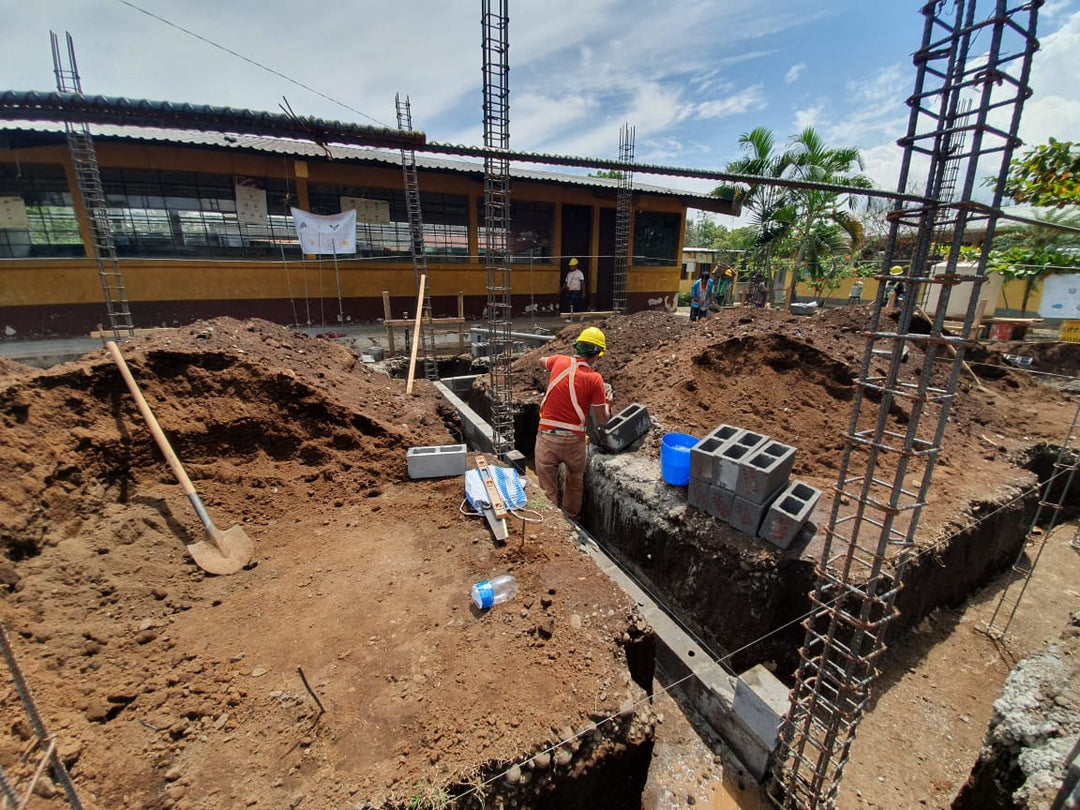 construction of foundation