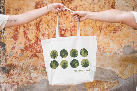 nike air plant tote bag Air Plant Shop Canvas Tote Bag