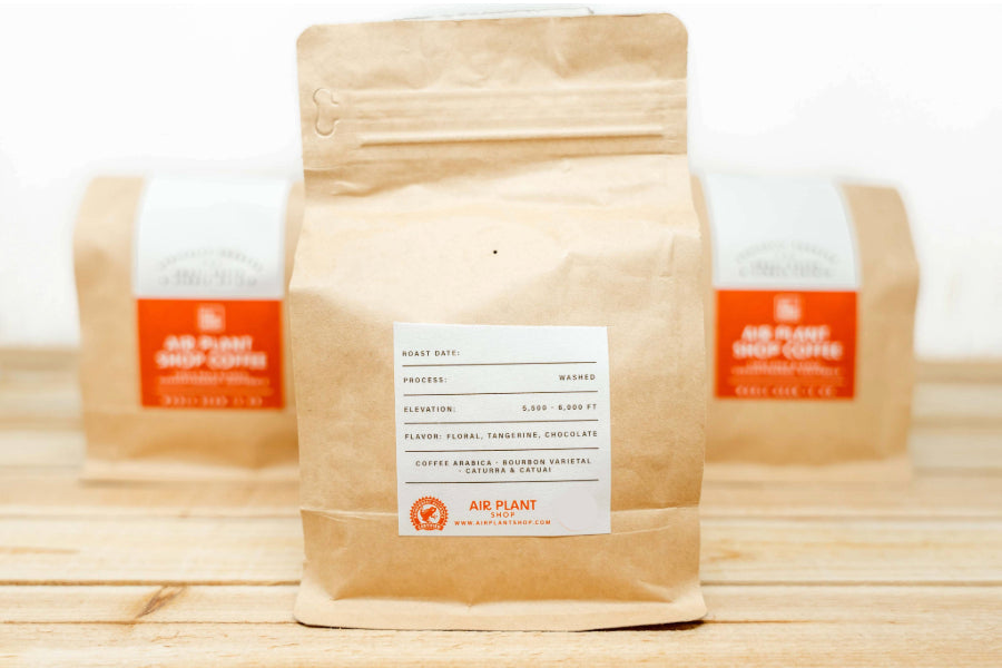 Wholesale: Air Plant Shop Whole Bean Coffee - 12 oz Bag