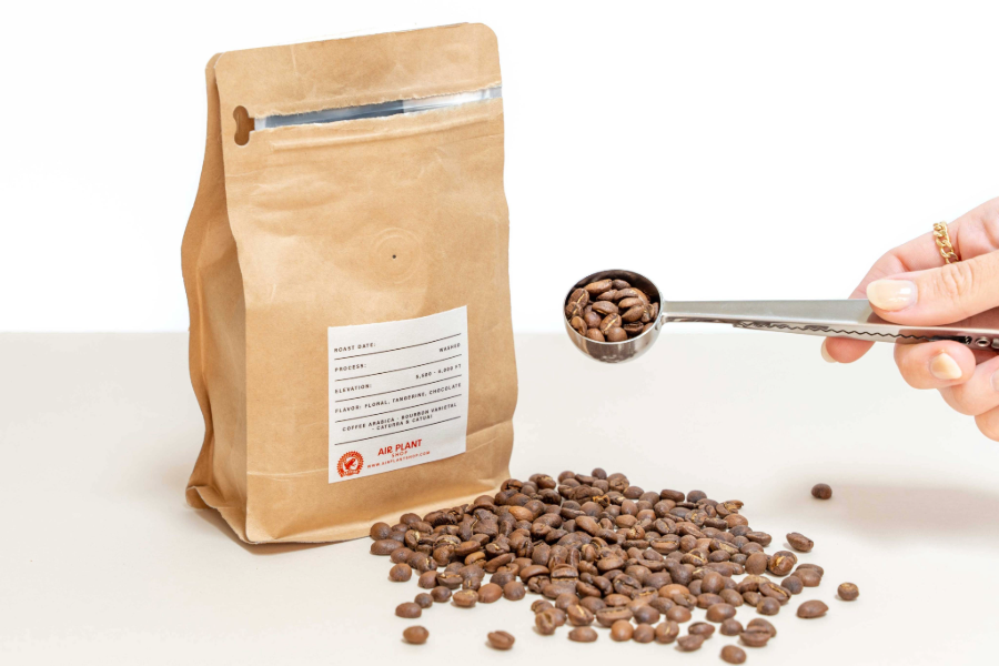 Wholesale: Air Plant Shop Whole Bean Coffee - 12 oz Bag