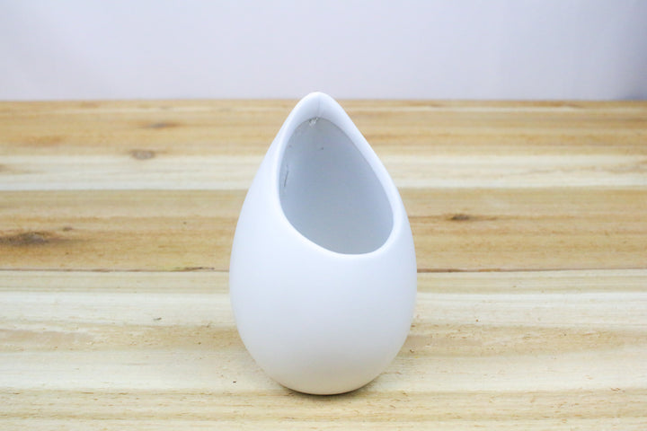 Small Ivory Ceramic Container